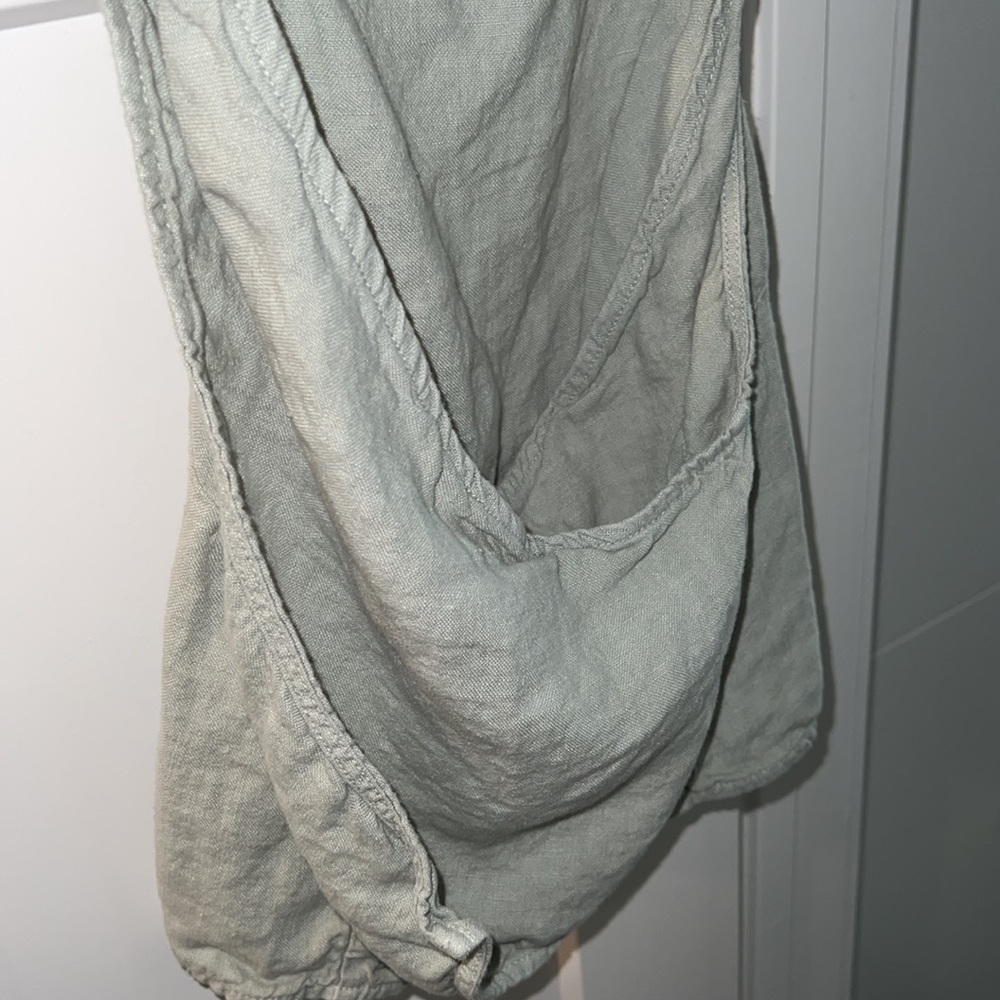 Zara Linen Wrap Top - Picture 7 of 7